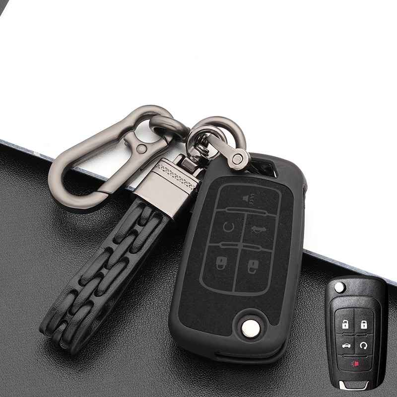 别克老款君越车f钥匙套5键男gl8高档12 13 14 15款君威遥控壳包扣