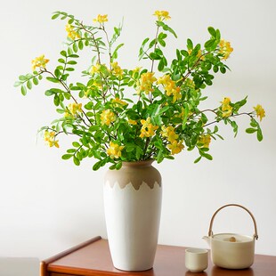 洋槐花仿真花客厅餐桌植物假花插花摆设仿生绿植造景装饰花艺摆件