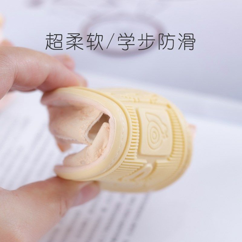婴儿凉鞋女夏季宝宝鞋子婴幼儿学步鞋公主软底6防滑5-8个月7布鞋9