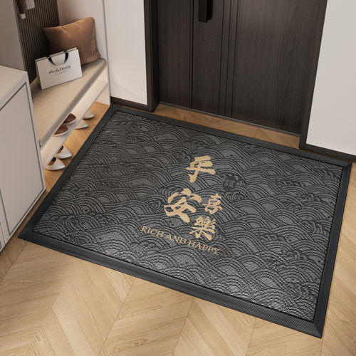 高级入户门地垫进门口高端家用脚垫加厚橡胶M防滑耐磨免洗耐脏地