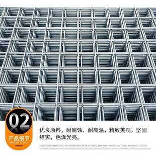 厂促镀锌钢铁丝电焊网片隔网养殖网加格鸽狗笼子粗丝网防护围离栏