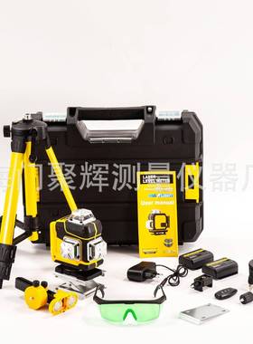 16线D激光红外线水平仪新款2线绿光DSF贴墙4贴地强1激光水光平仪