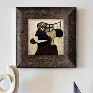 法式中古风客B-562-1厅玄关装饰画级感小复房古挂画老高钱风书走