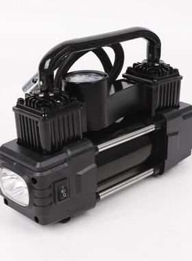 双气缸带灯动泵便捷式充电动车电轿车轮胎12V高压59578充气泵FS-0