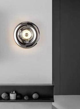 现代轻奢古背景墙中空37472球过道床头熔岩楼梯壁灯酒吧太围氛客