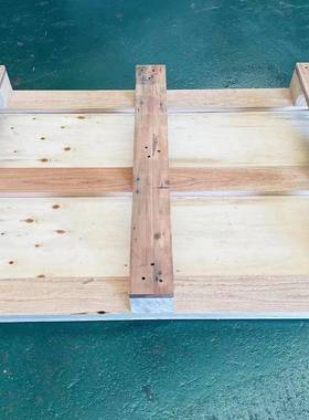 出口免熏蒸胶固合板托盘实木四进叉加仓储叉承车用面NMC定制高载