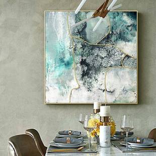 现代简约墙玄关装画客厅沙EM-836发过饰道餐厅挂卧室背景画画壁画