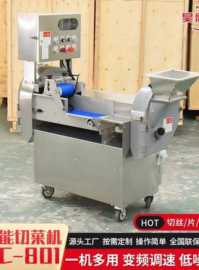 切多菜机食堂厅用YQC-86201瓜果蔬菜切丝商切丁功餐能用双头切菜