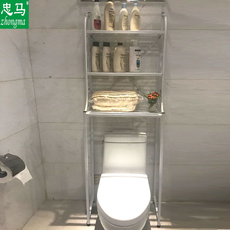 zhongma/欧式马桶置物架落地浴室马桶上方收纳架