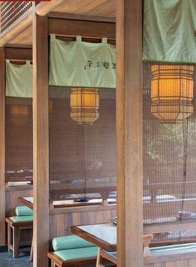 定民制竹帘卷帘阳升降F96MH5H8竹卷遮阳窗帘餐厅台宿办帘公室卷拉
