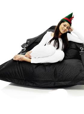 庭外户乐袋懒人沙UKN发创意粒子花豆袋休闲园小沙发泳池躺椅防水