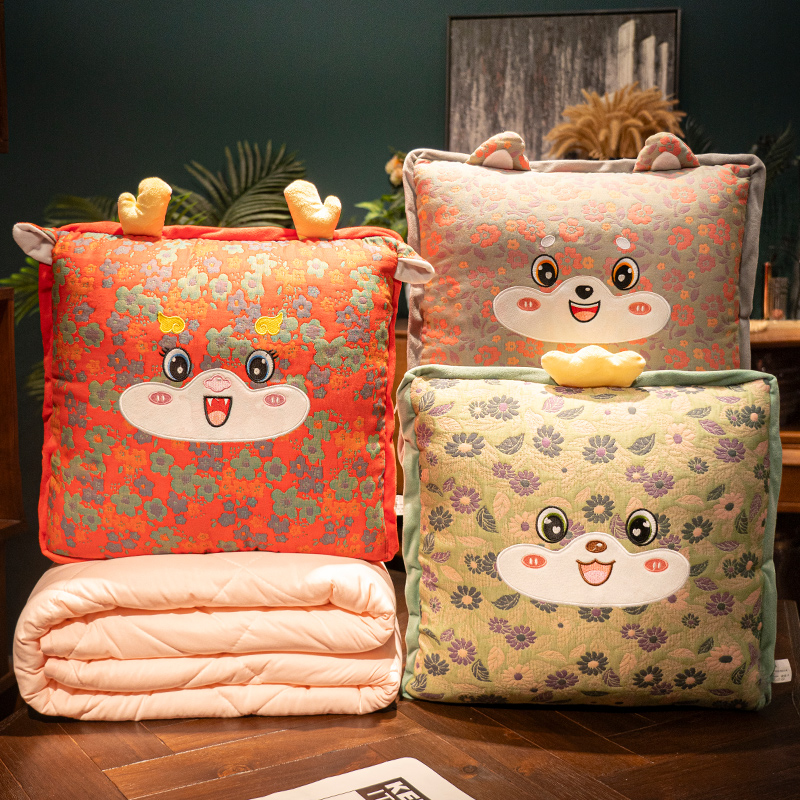 抱枕被子两用毯j子二合一汽车靠枕办公室午睡枕头女生睡觉车用车