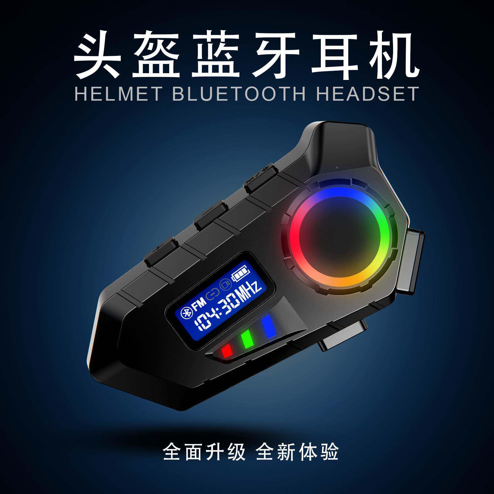 跨境新头盔蓝牙耳机工厂款高清录像录记仪对讲摩车头盔蓝牙耳995