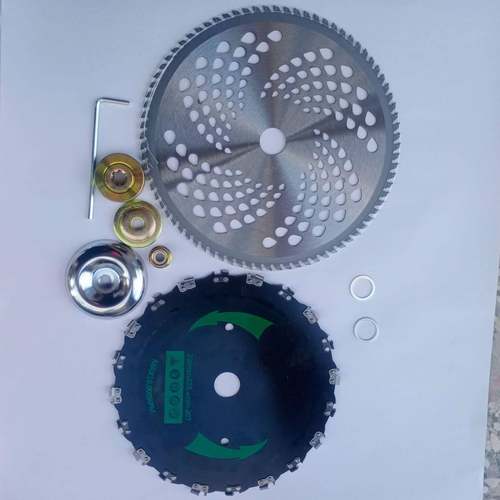 合割金刀片割草机件锯树刀机片小竹木头打草通用hf-0004配灌机链