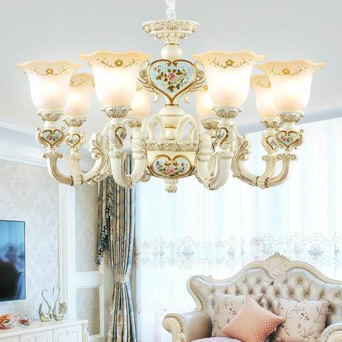 法式田园吊灯欧式29728大气奢卧室灯温馨浪漫华20年新5款简欧客厅