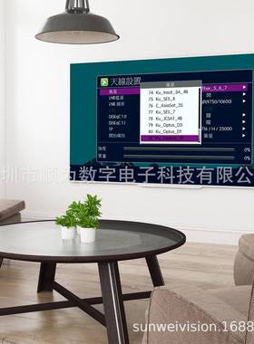 货臺灣D體中文VB-S2高清數位機上盒繁东南亚中文D现VBS2电视76253