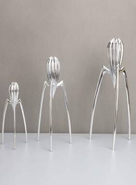 现代轻奢电板镀章鱼金属0001摆件样间办公柜客厅玄关电视家室居装