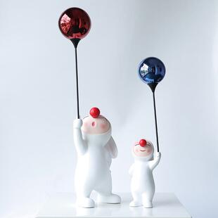 创意球子玄电视柜旁气两边摆件客厅关家居兔装饰品家里BJ0050摆设