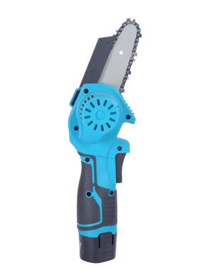 锂迷你轻便修枝电伐木电锯45055家用便携式手持链链锯充电电动手