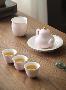 小清杯新功女性茶具套夫茶装中式陶瓷茶壶盖71084碗茶轻奢高档喝