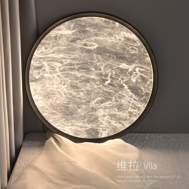 卧室吸顶灯现代简约极简云雾2024新款全N光谱无缝隙房间主卧灯