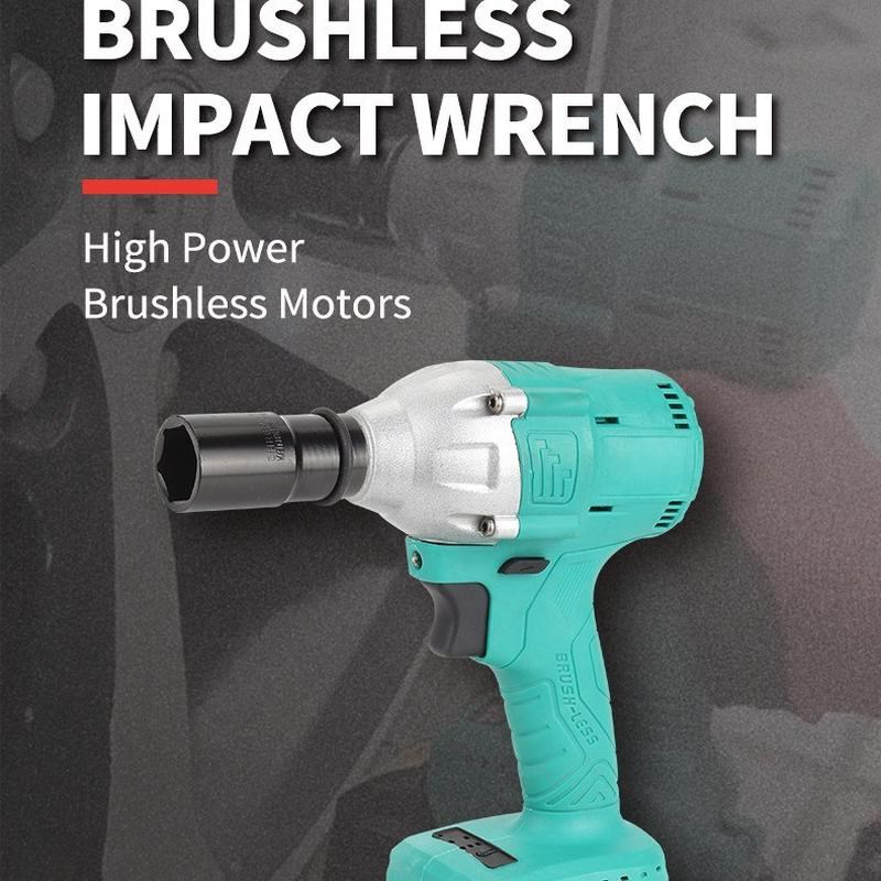 300N工业i级无刷锂电扳手汽修木工大扭力冲击电动扳手