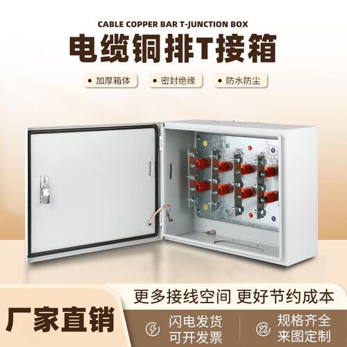 矿物电缆分支箱铜排T接转换配电箱低F压楼层桥架T型接线工程用箱