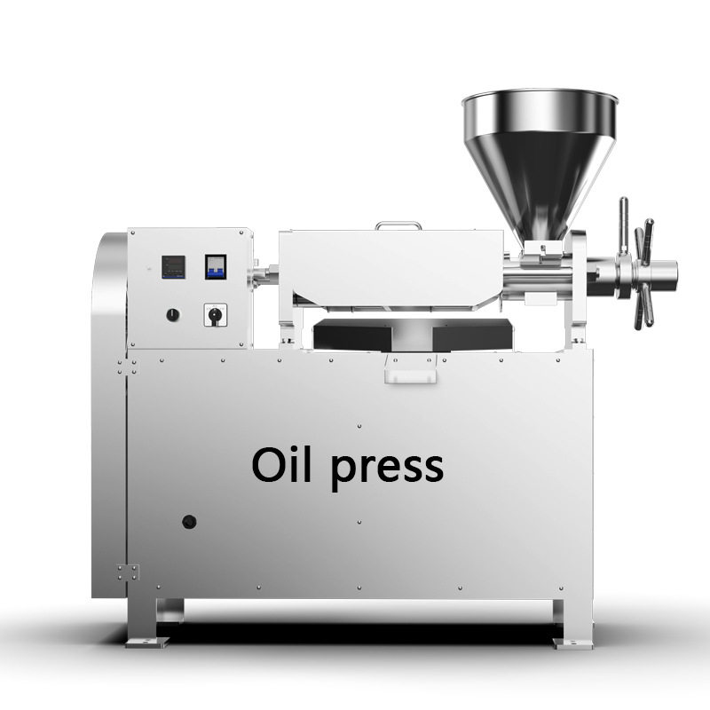 S06商用全自动榨油机不锈钢温控智能压榨机榨花生核桃冷热炸油机