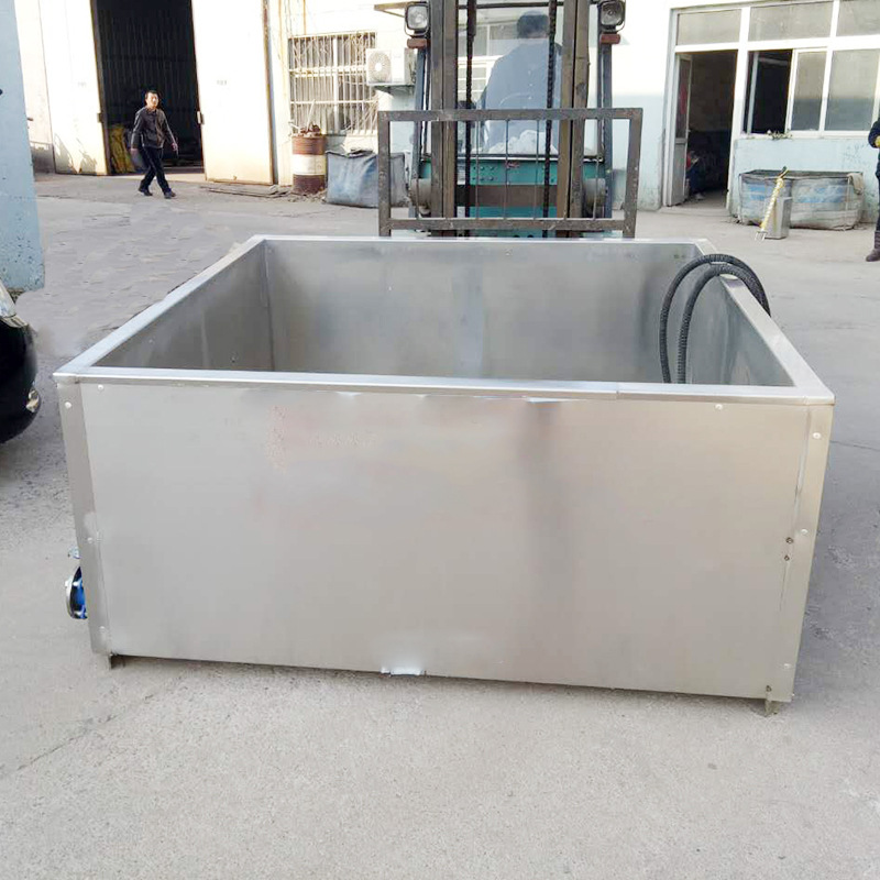 厂家供应 蒸汽保温烫池 底部盘蒸汽管道 不锈钢材质 优质猪浸烫池