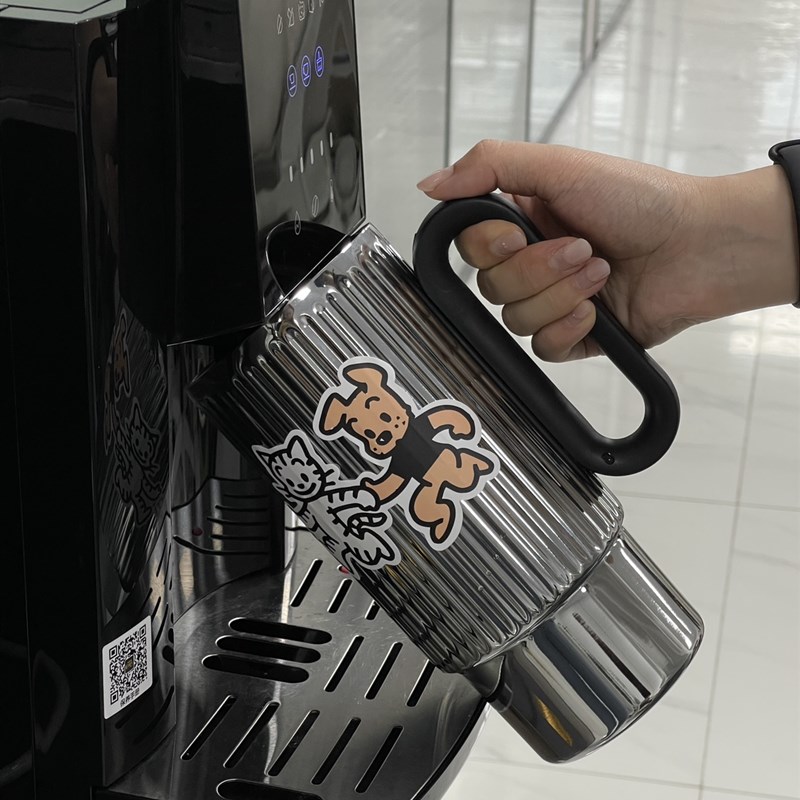 章鱼小姐的杯子大容量水r杯茶水分离泡茶保温杯不锈钢巨无霸吸管