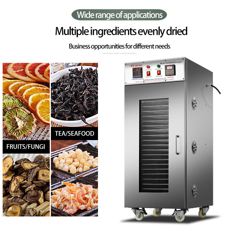 30 Trays Layers Fruit Drying Machine Industrial Fruits Veget