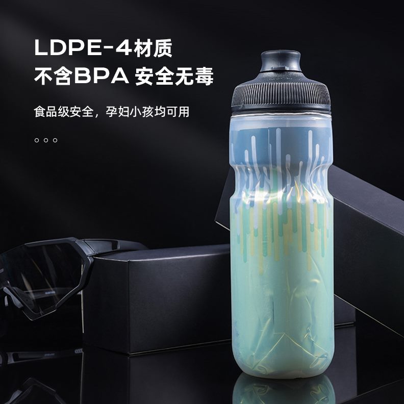 户外自行车北极熊保单车冷水山地公路车美国运动水杯冰骑行水壶