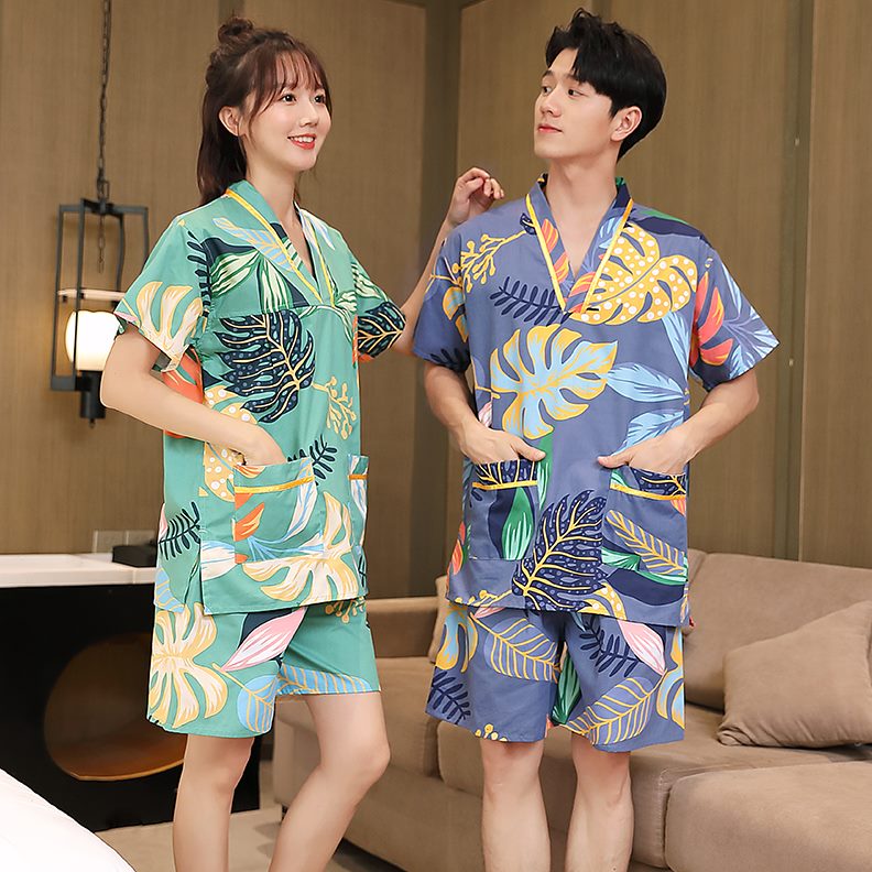 桑拿汗蒸服女部中心足浴衣男款疗大码双层洗浴胸睡衣按摩服纯棉服