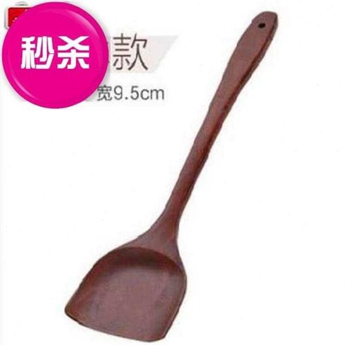 粘锅木k斜铲f炒菜饭铲 厨房用g品木质长柄炒菜木铲子厨具锅铲