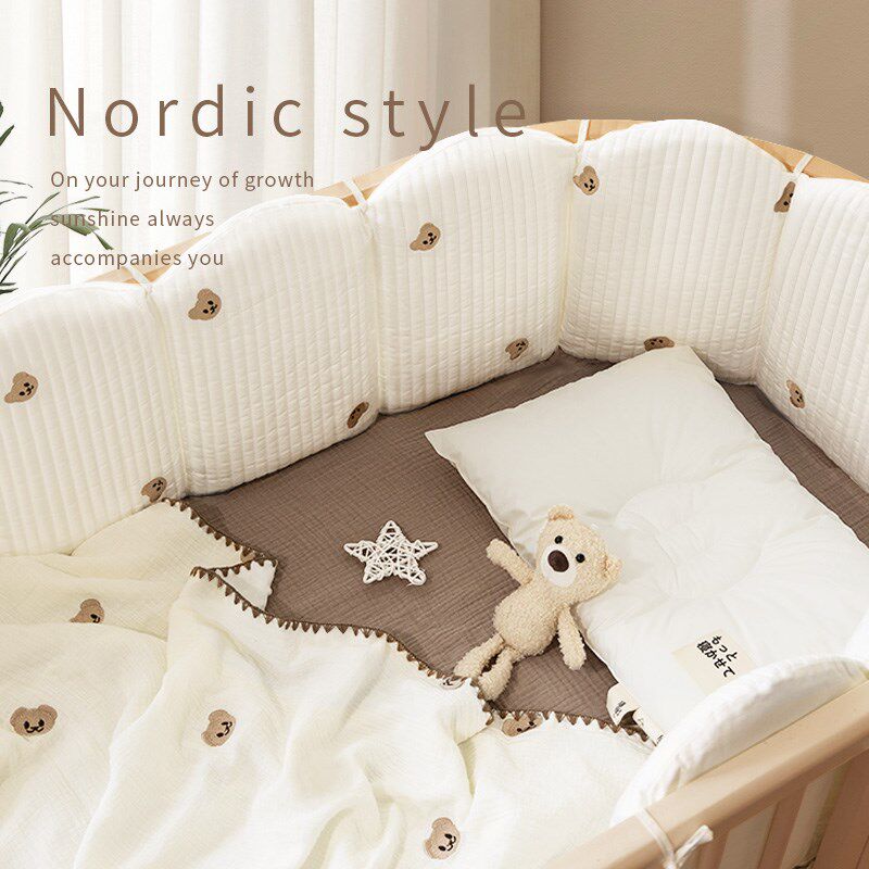 婴儿床围栏软包拼接床围挡防撞软垫儿童专用宝宝床围护栏挡布透气,婴童用品,床围/床靠,淘宝优惠券,粉丝福利购,淘宝优惠卷