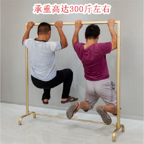 加粗阳台晾晒衣架家m用挂衣架卧室服装架室内衣帽架落地单杆移动