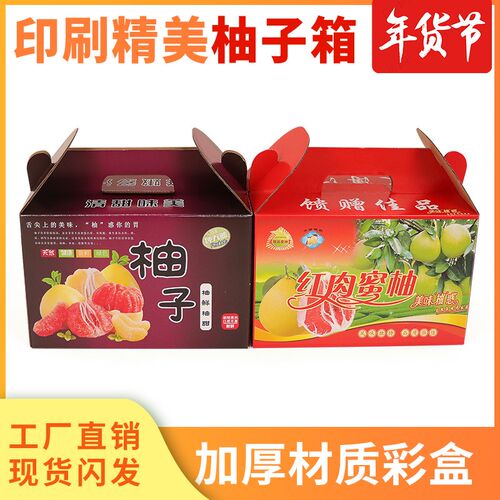 2/4个装精品包装文旦琯溪蜜柚梅州红肉蜜柚白心蜜柚水Y果礼盒