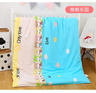 儿童被套单件卡通纯棉1.2米1.5米幼儿园婴儿宝宝单独被套
