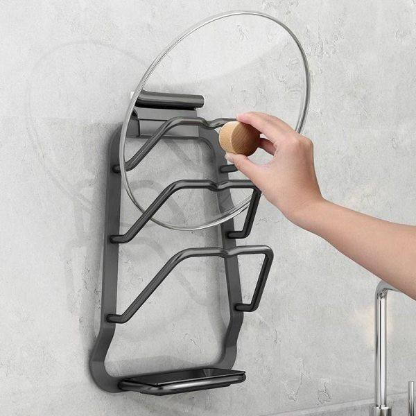 锅盖架子壁挂免打孔厨房置物架多功能放置器放砧板菜板收纳锅铲架,厨房/烹饪用具,锅盖架/锅盖收纳垫,淘宝优惠券,粉丝福利购,淘宝优惠卷