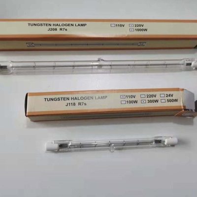 船用 灯口钨丝卤素灯管 TUNGSTEN HALOGEN LAMP  R7S  J118 J208