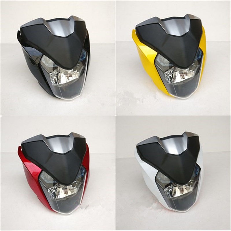 适用五羊本田彪影X150摩托车配件WH150-L3导流罩仪表大灯总成头罩