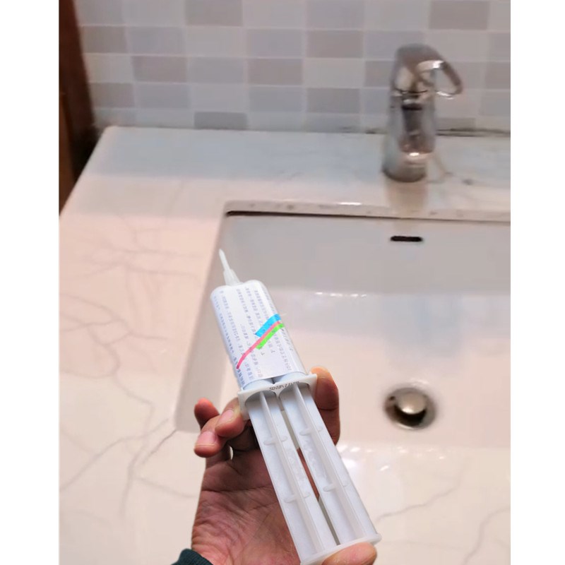 卫生间洗手盆脱落粘接胶s水陶瓷洗脸盆补缝安装固定防水云石胶家