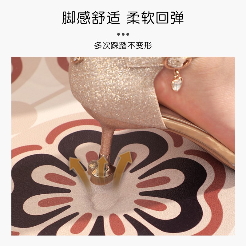 2025新款地垫入户门垫可裁剪可擦洗门口脚垫家用玄关进门皮革地毯