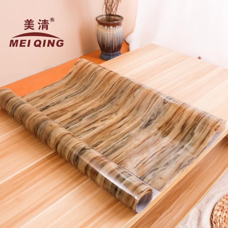 桌垫胶垫桌面茶几软玻璃隔热垫子加厚水晶垫仿木桌布木纹防水防烫
