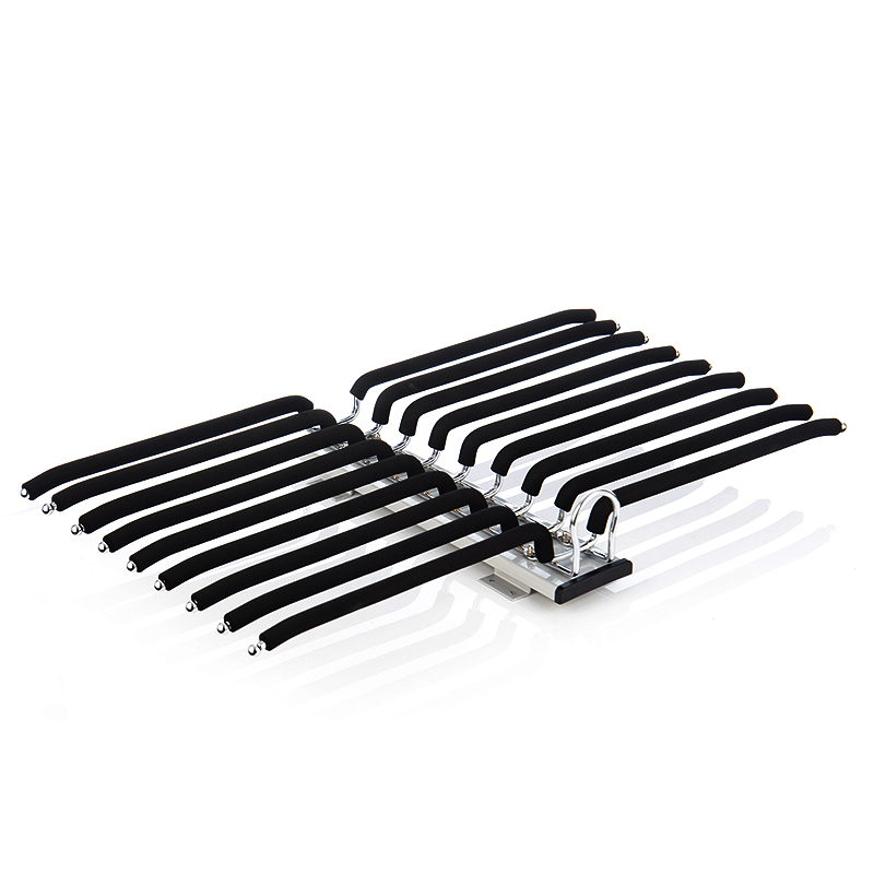 顶装双排柜内裤架伸缩衣柜裤架衣帽间推拉西裤架裤挂阻尼抽架裤抽