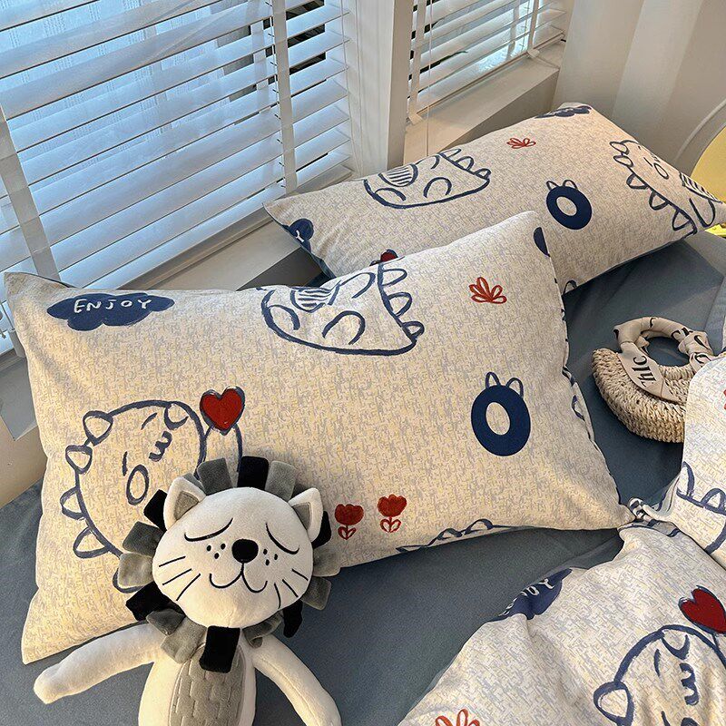 卡通加厚磨毛被套单件秋冬季单个被罩150x200cm230单人未纯棉全棉