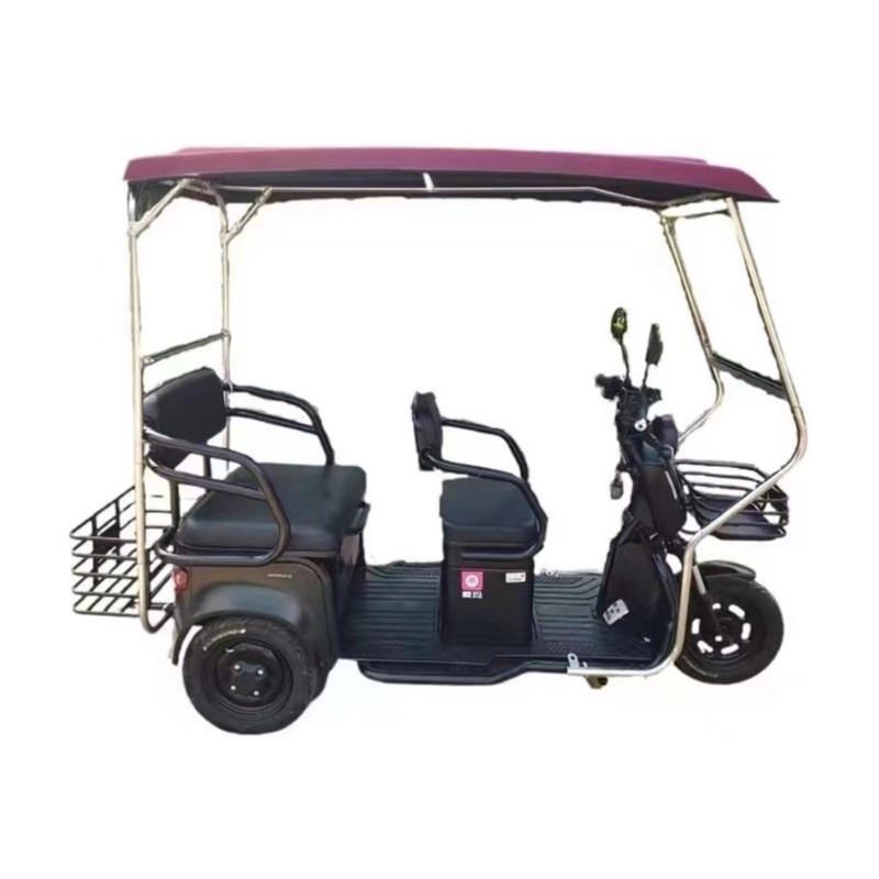 电动三轮车车棚雨棚车篷摺叠不锈钢小巴士电动车遮雨蓬透明玻璃