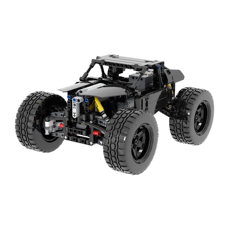 编程遥控巴哈大脚越野车模型四驱悬挂电动拼装积木高难度益智玩具