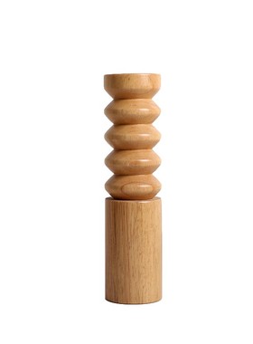 样板间厨房摆件 橱柜展厅木制胡椒研磨器饰品 餐厅餐桌饰品摆件