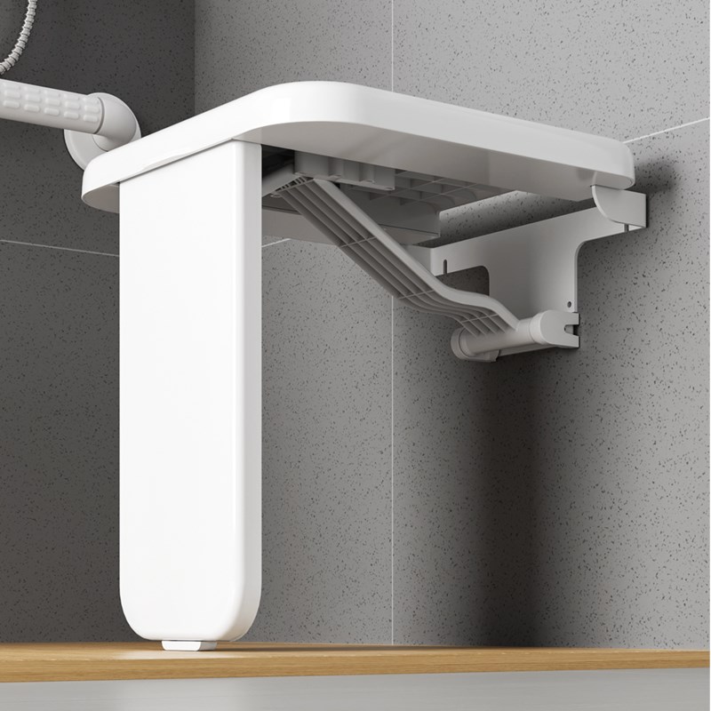 浴室折叠凳卫生间厕所老人孕妇靠墙挂壁洗澡折叠椅玄关走廊换鞋凳